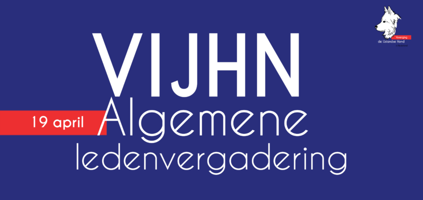 Algemene ledenvergadering 19 april in Apeldoorn